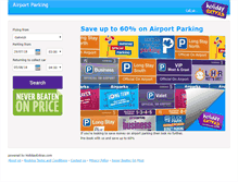 Tablet Screenshot of liverpool-airport-car-parking.com